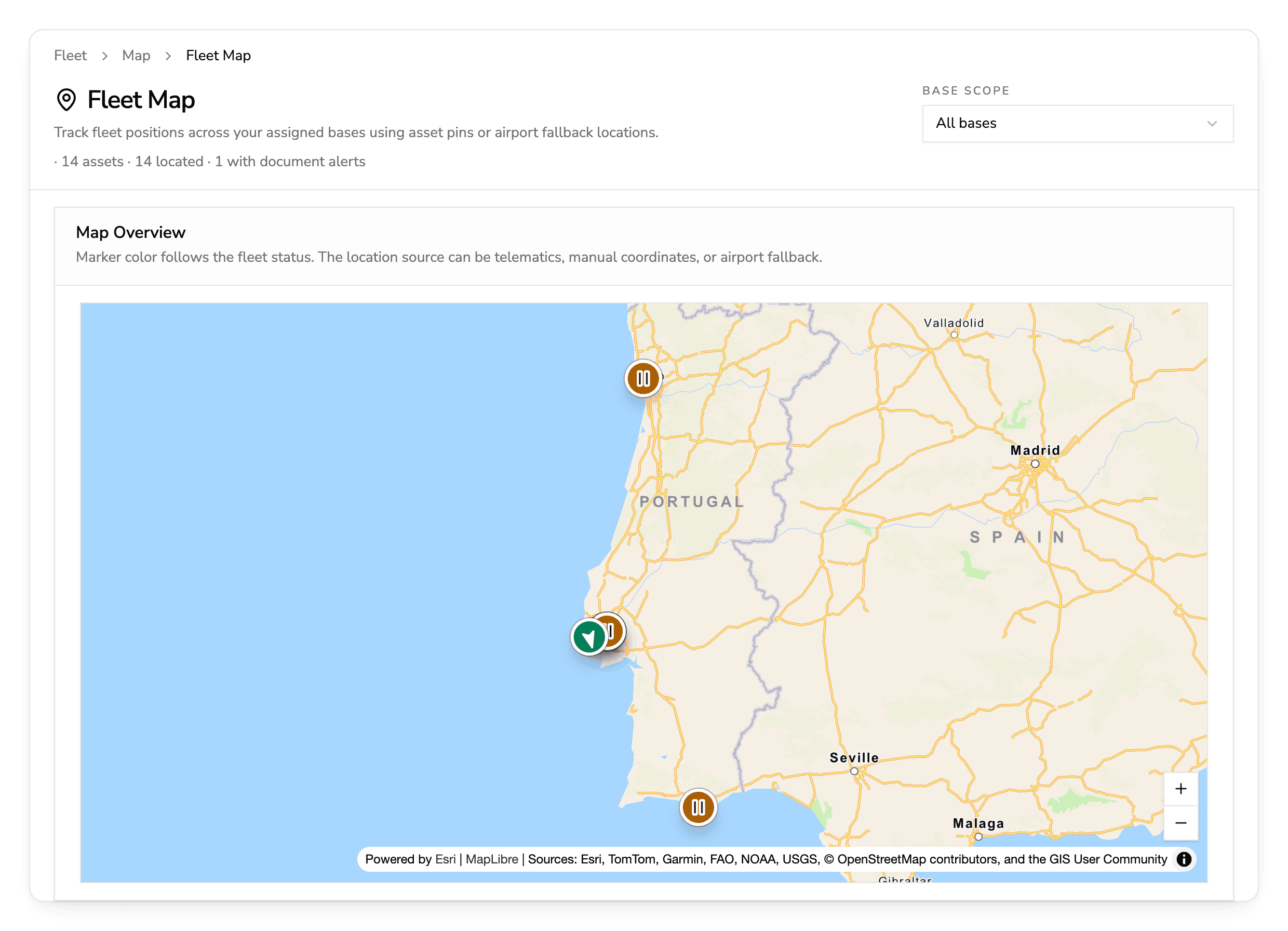 Fleet - Map Network
